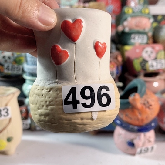 红陶多肉植物花盆