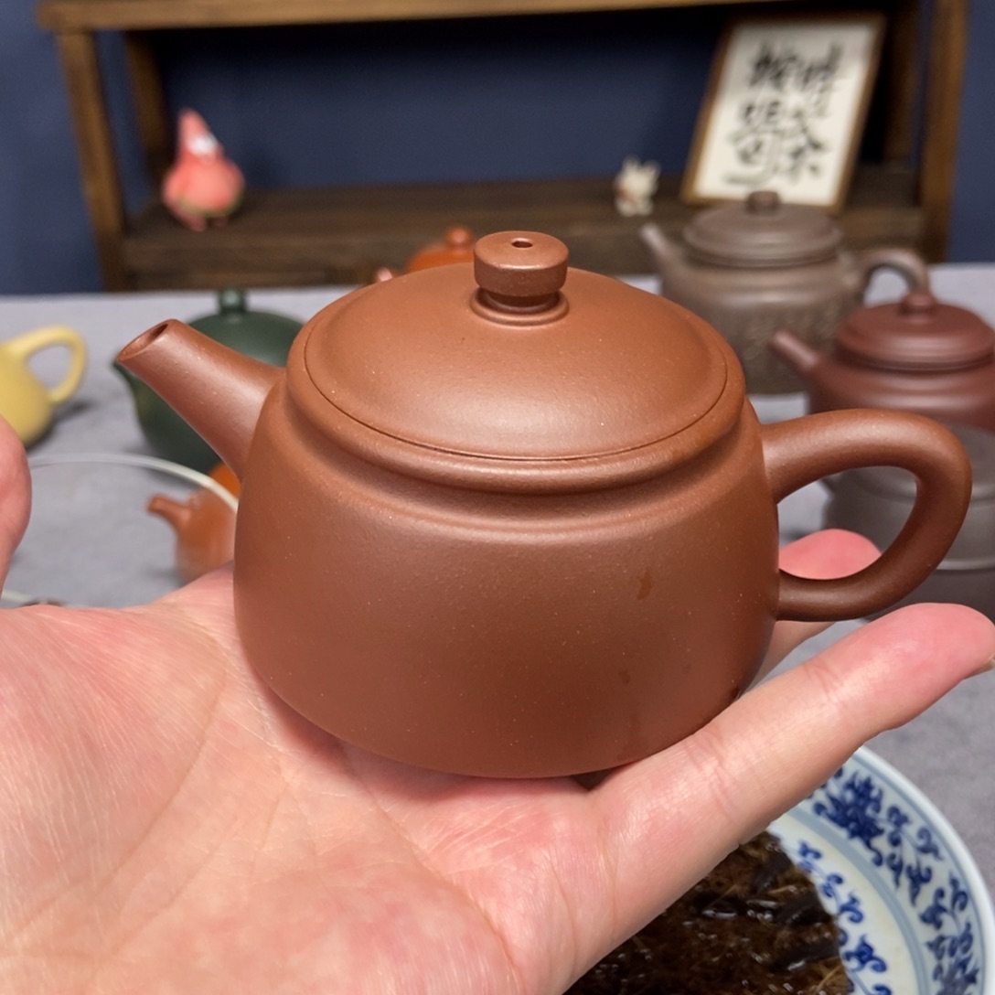 茶壶紫砂金钟紫砂壶