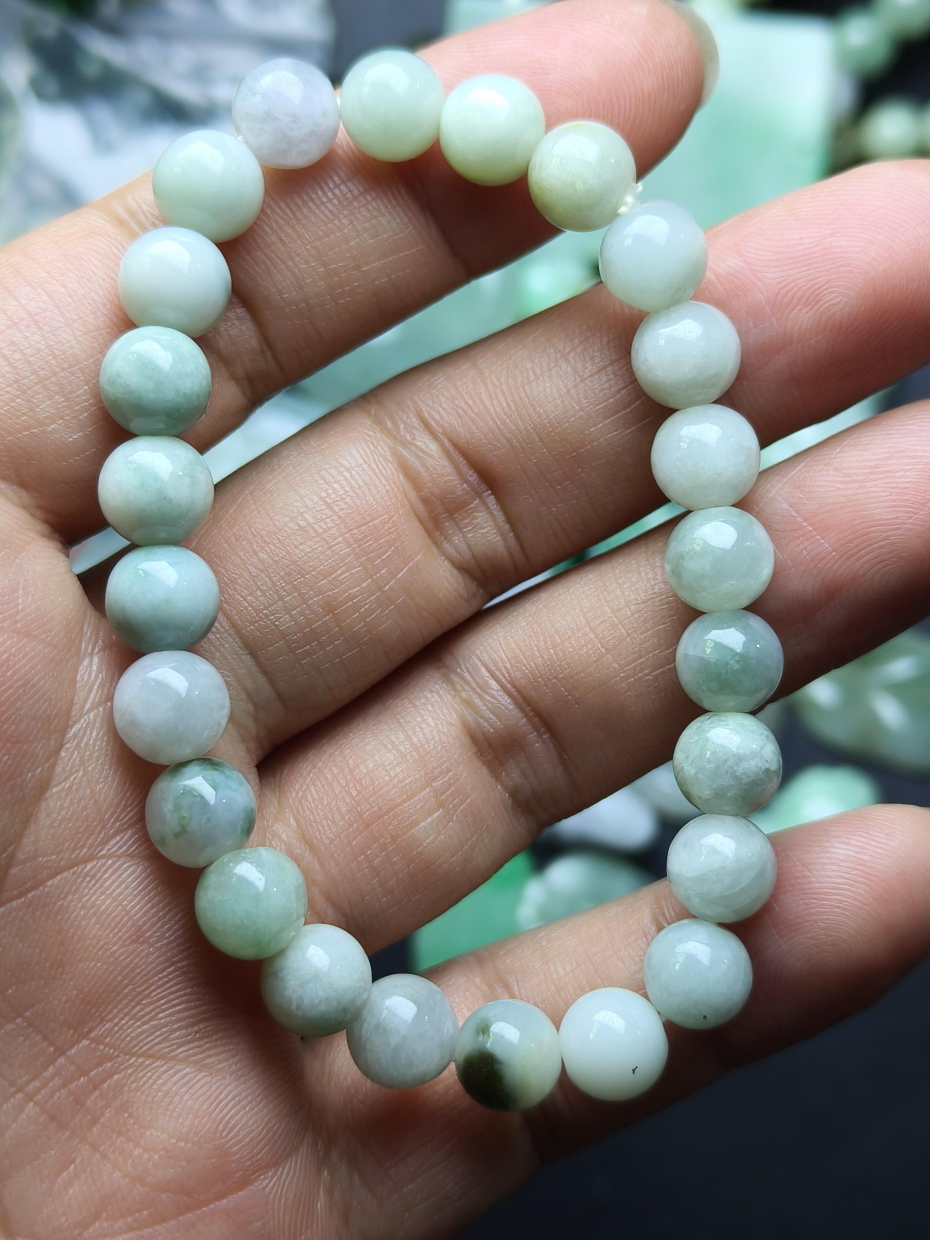 圆珠单圈手串精美百搭气质