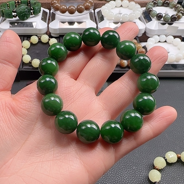 和田玉手串未镶嵌锦***业