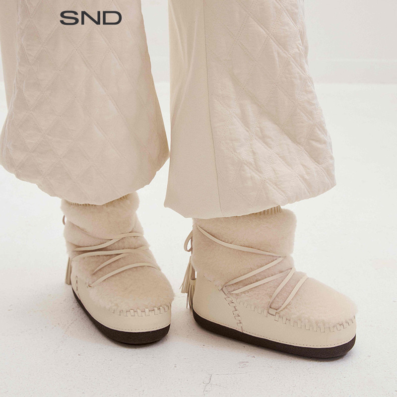 【MEDIUM WELL 设计师品牌】SND AW25 泡芙厚底靴 