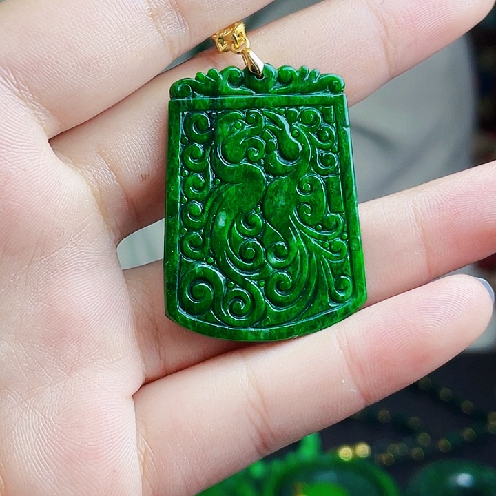 翡翠银S925镶嵌颈饰多样性