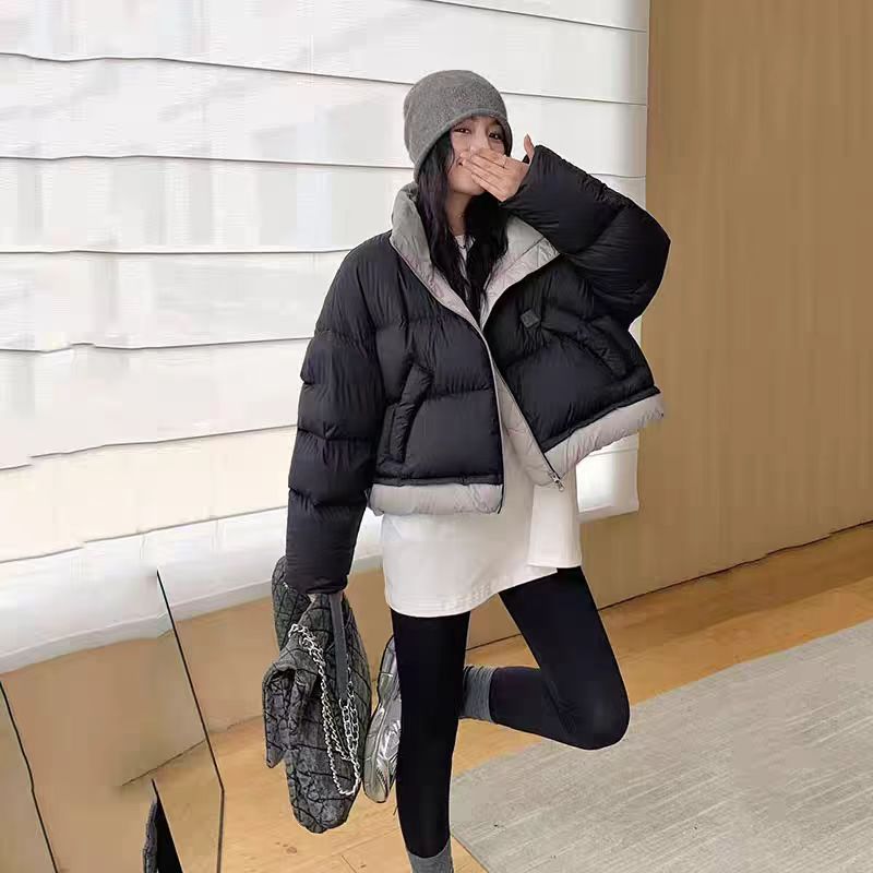 欧洲站同款厚绒韩系穿搭时尚女短款羽绒服外套1162款