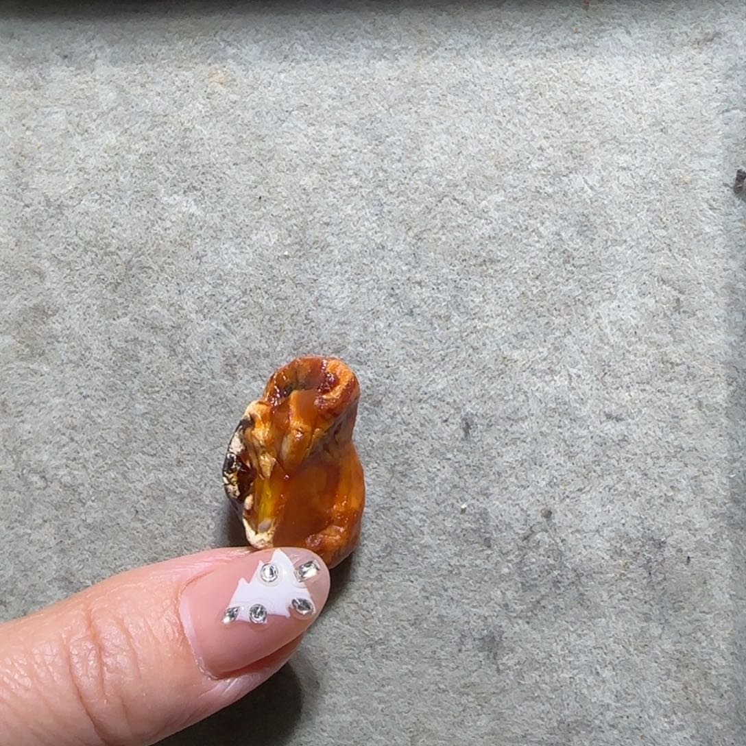 大***根定制琥珀未镶嵌专拍