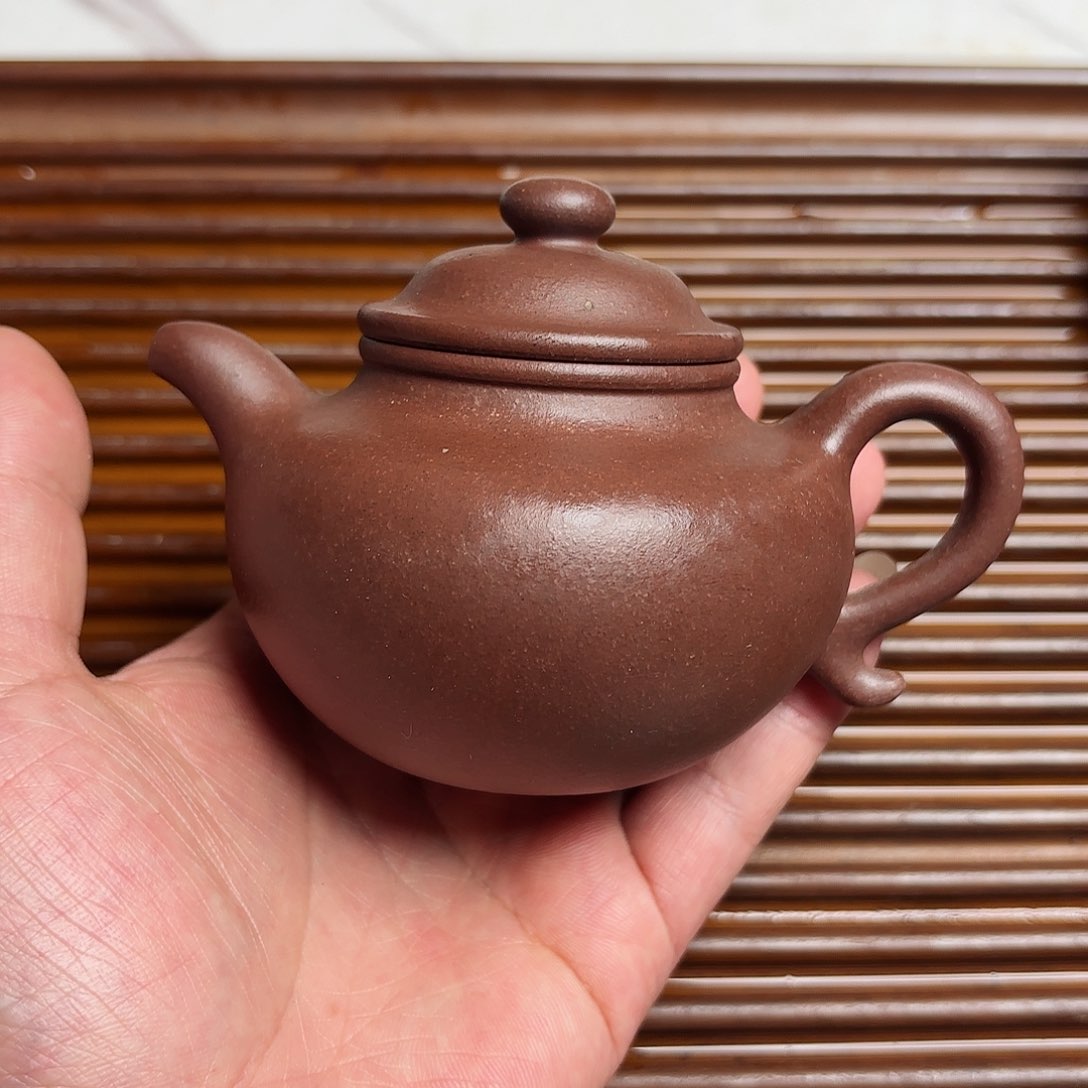 紫砂茶壶全手工莲子