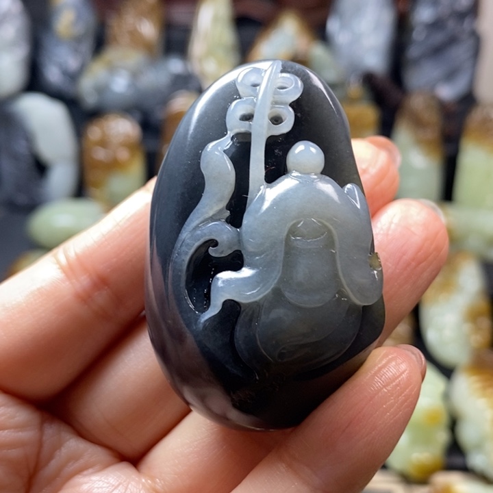 5***哥和田玉未镶嵌把件