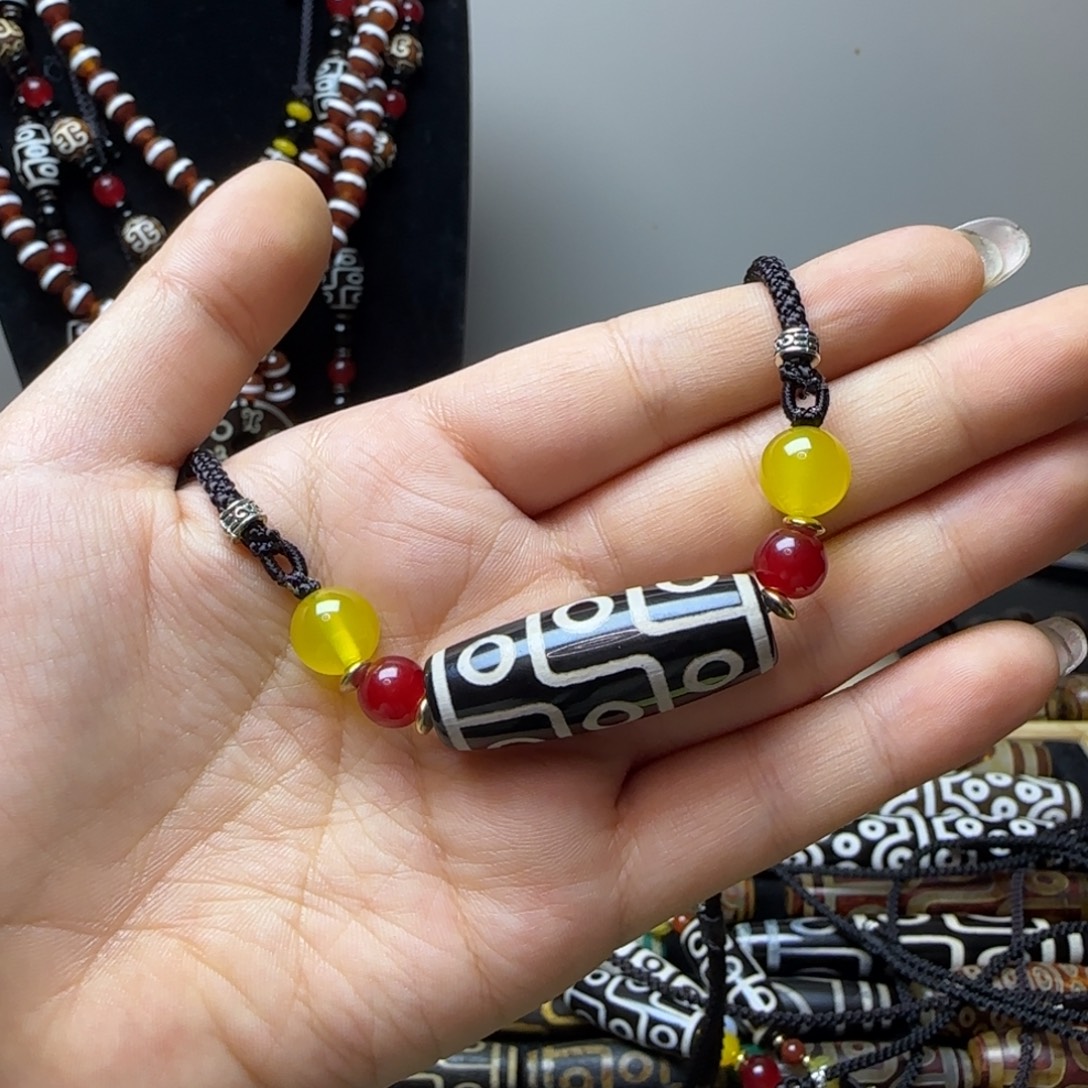 玛瑙/玉髓合金颈饰