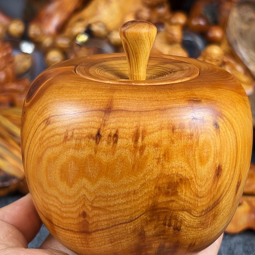 柏木太行崖柏黑油罐子