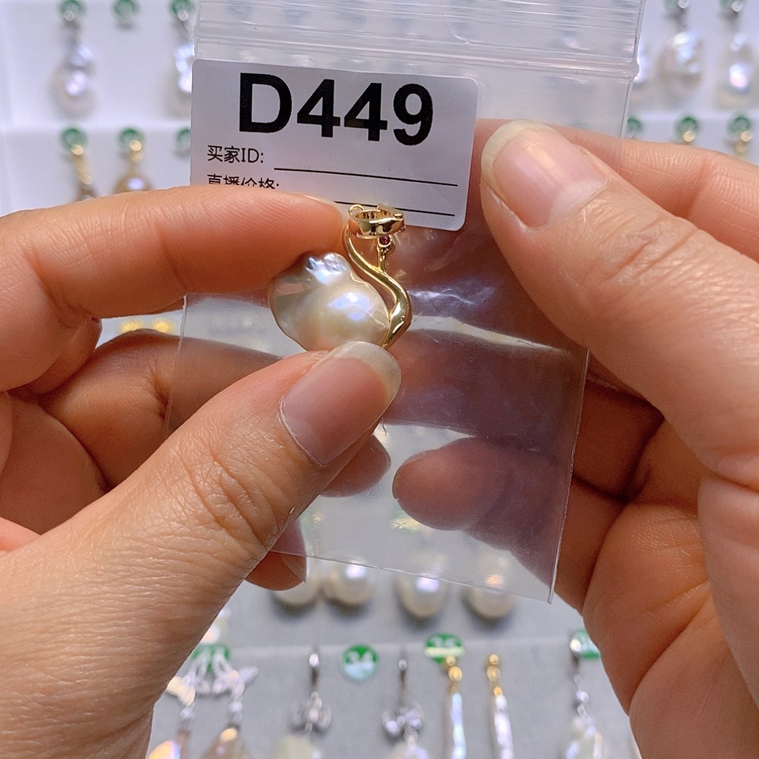 淡水珍珠颈饰银S925镶嵌