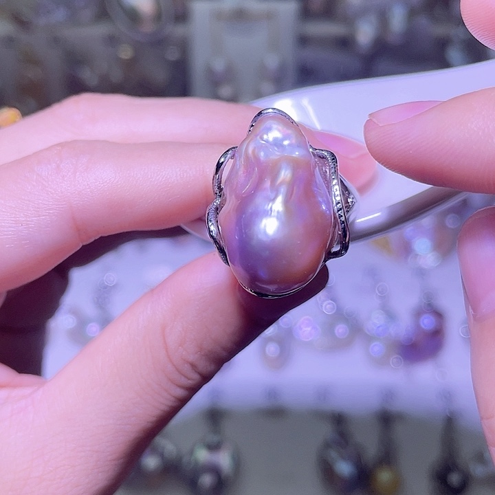 淡水珍珠合金颈饰48