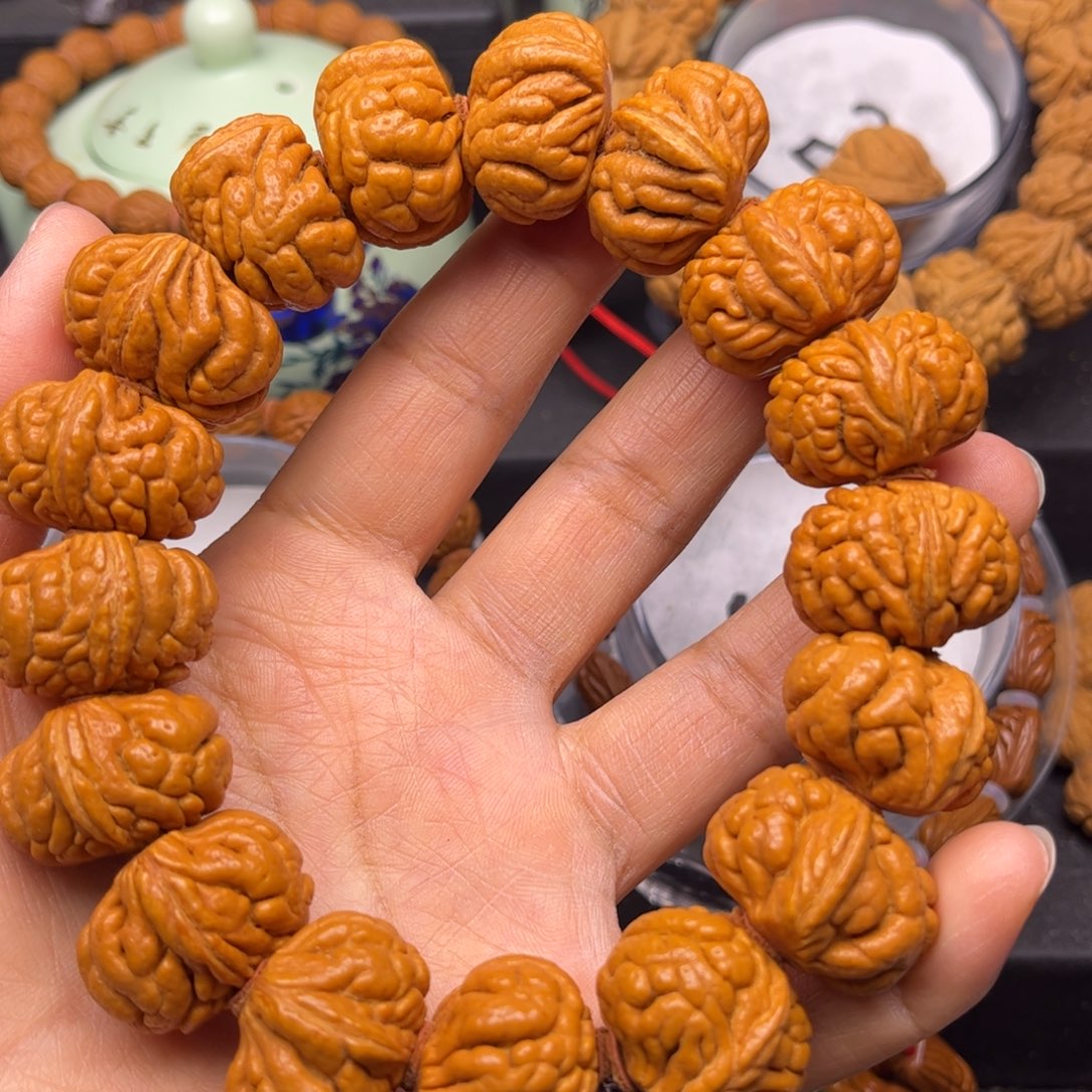 桃核吊坠龙纹桃核