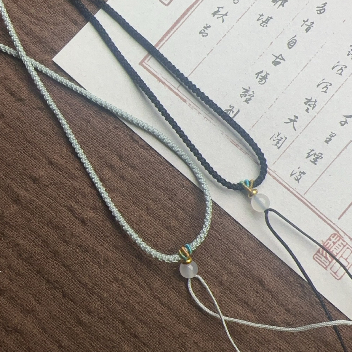 挂坠绳子发一个下单备注颜色