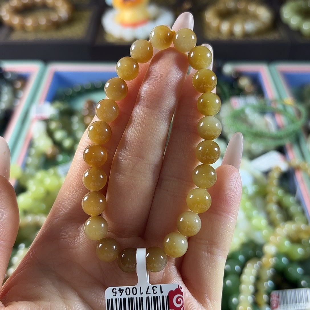 和田玉未镶嵌手链25