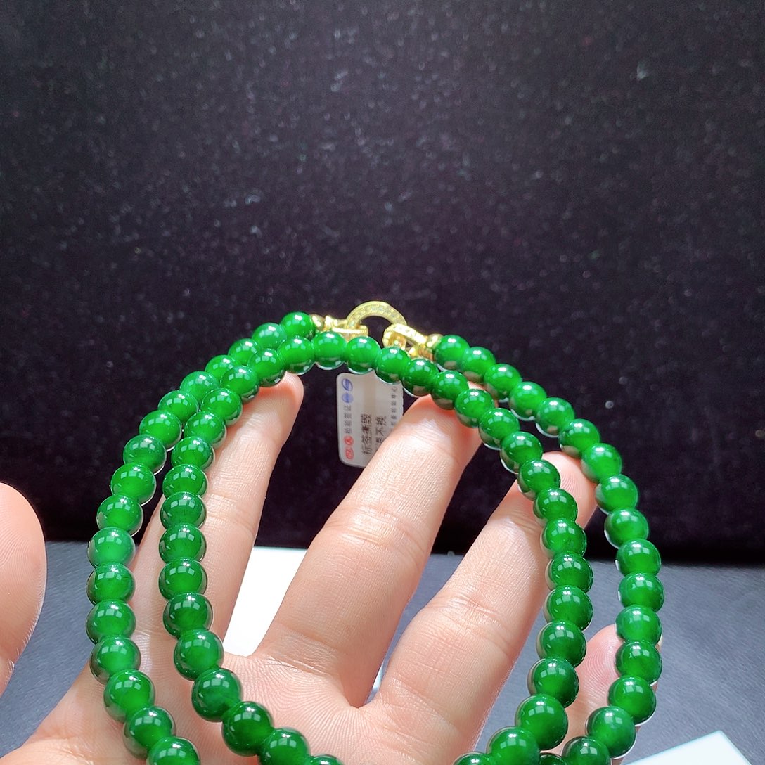 翡翠手链未镶嵌项链