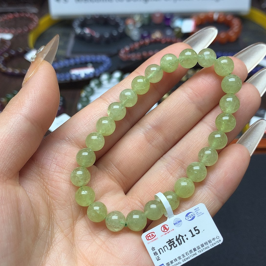 石榴石（沙弗莱）手链未镶嵌手链
