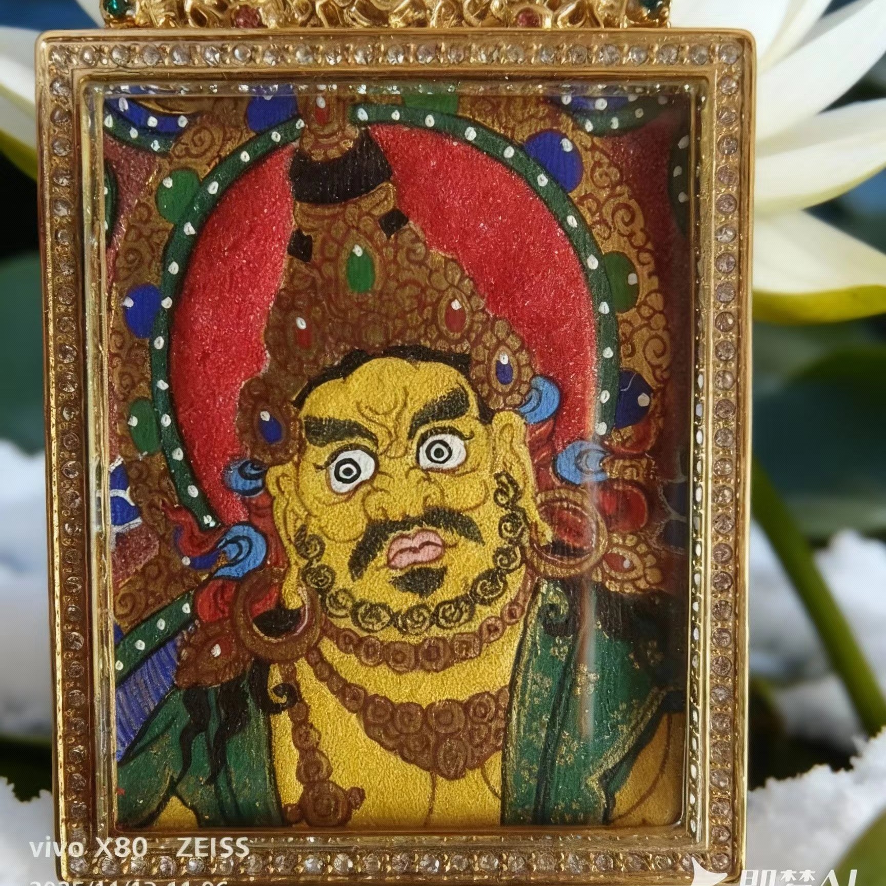 藏传手绘唐卡吊坠集合链接