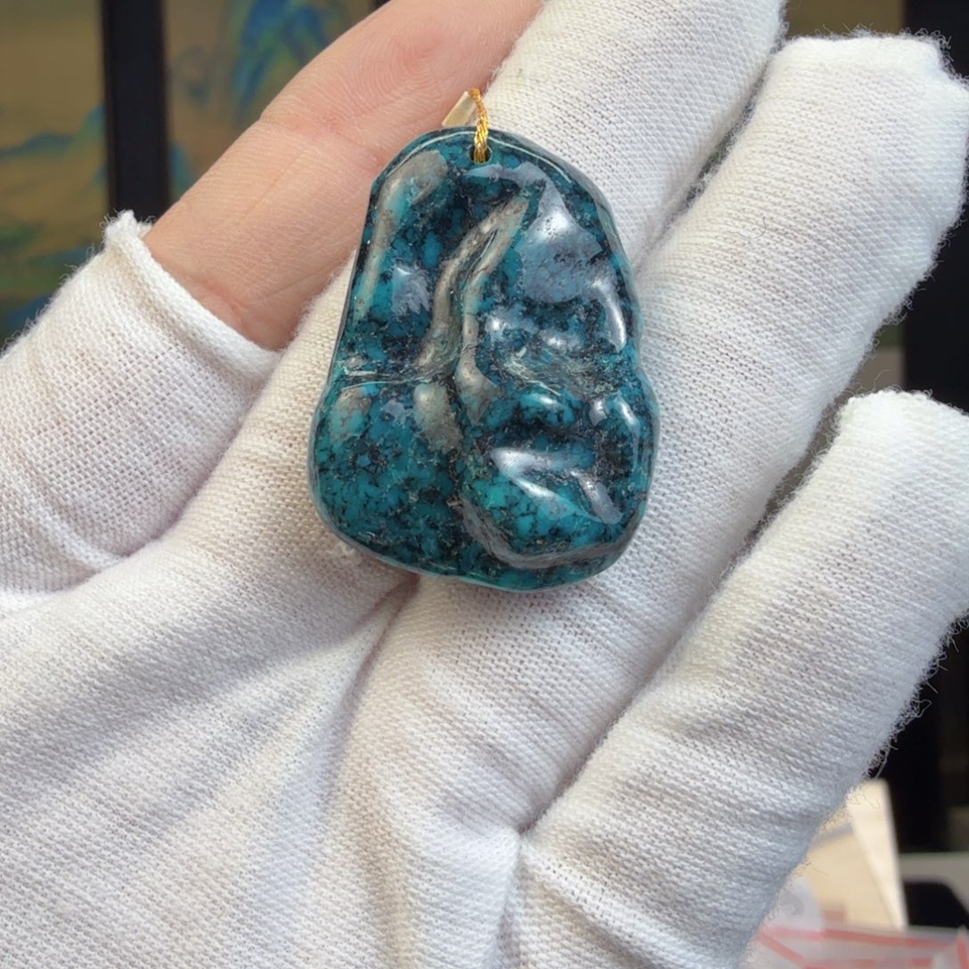 绿松石未镶嵌珠宝奇石