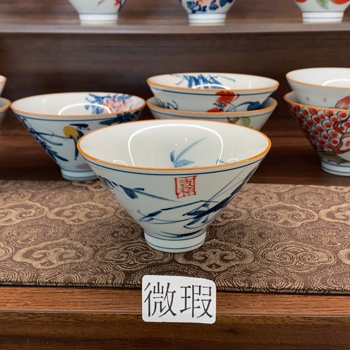 釉下老陶泥手工绘制