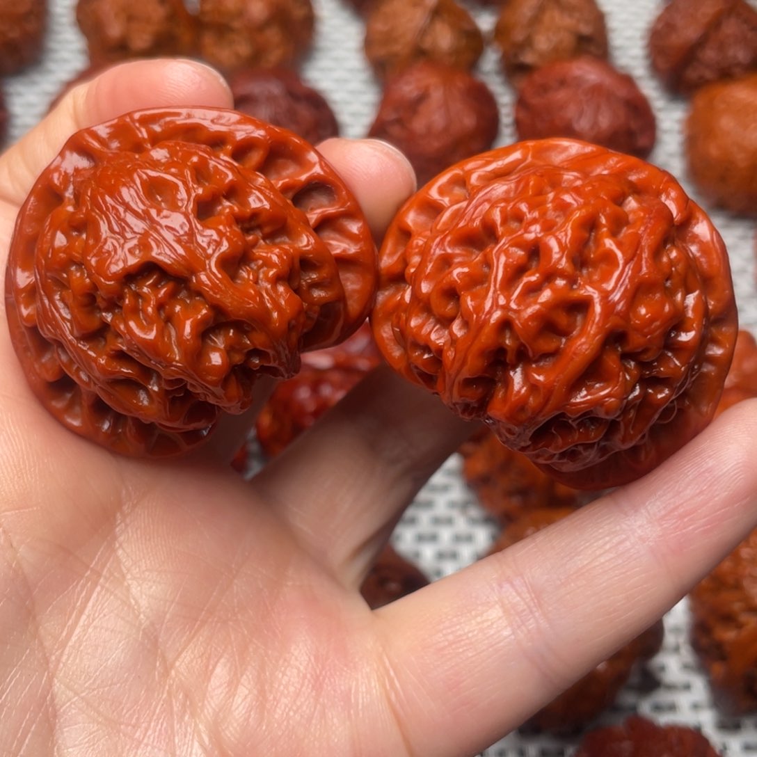 桃核吊坠文玩核桃 手把件 宫灯 44