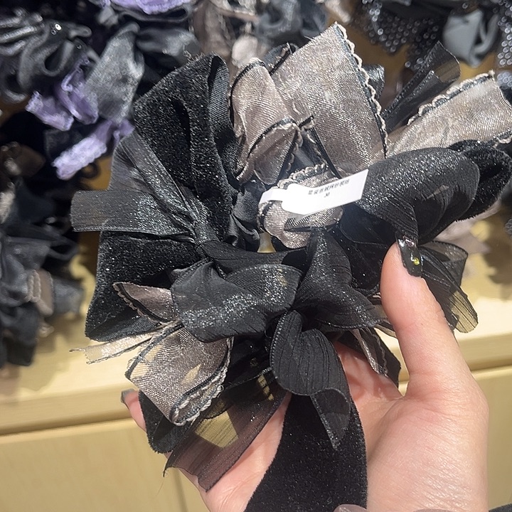 布艺铁合金蝴蝶结发圈