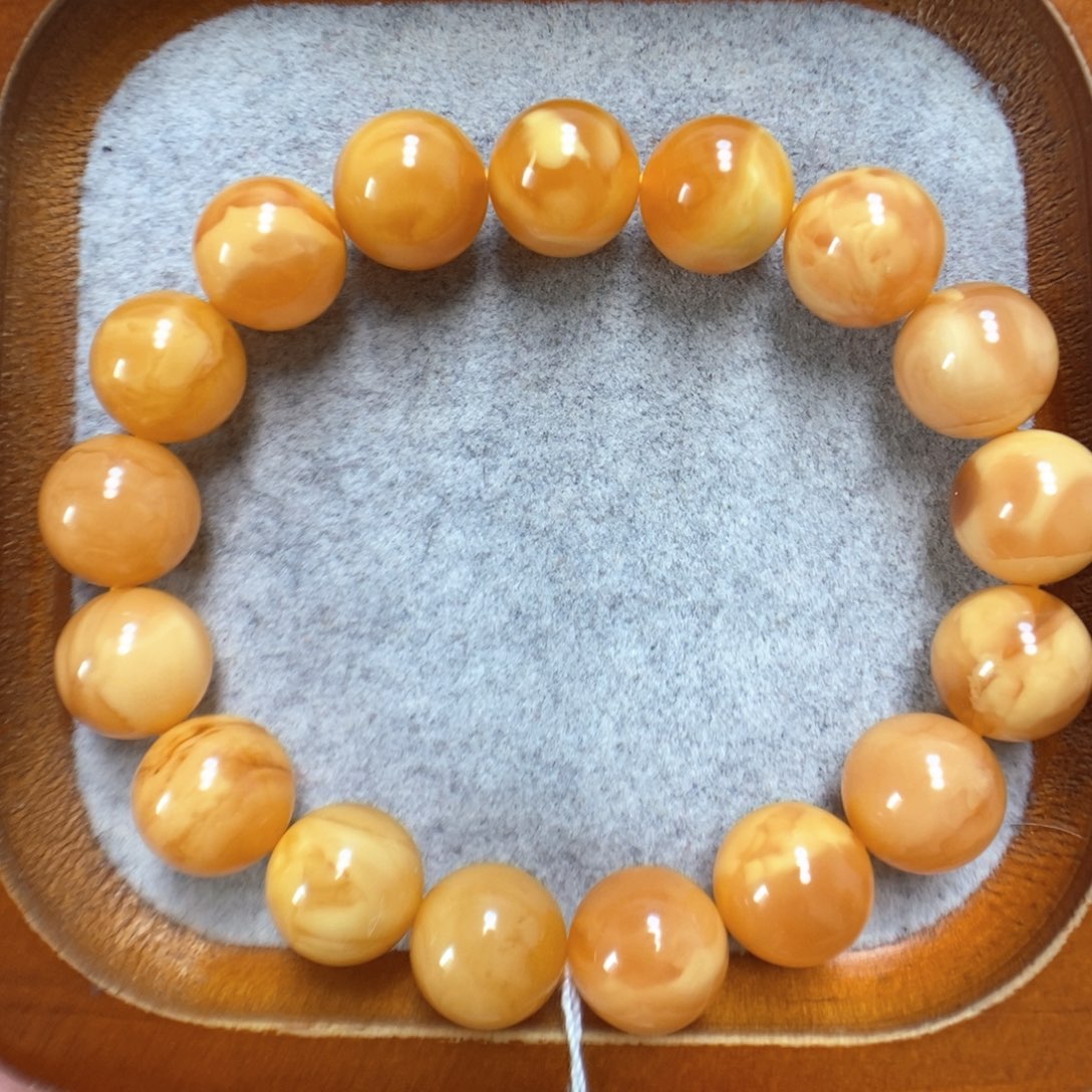 蜜蜡手串未镶嵌蜜蜡