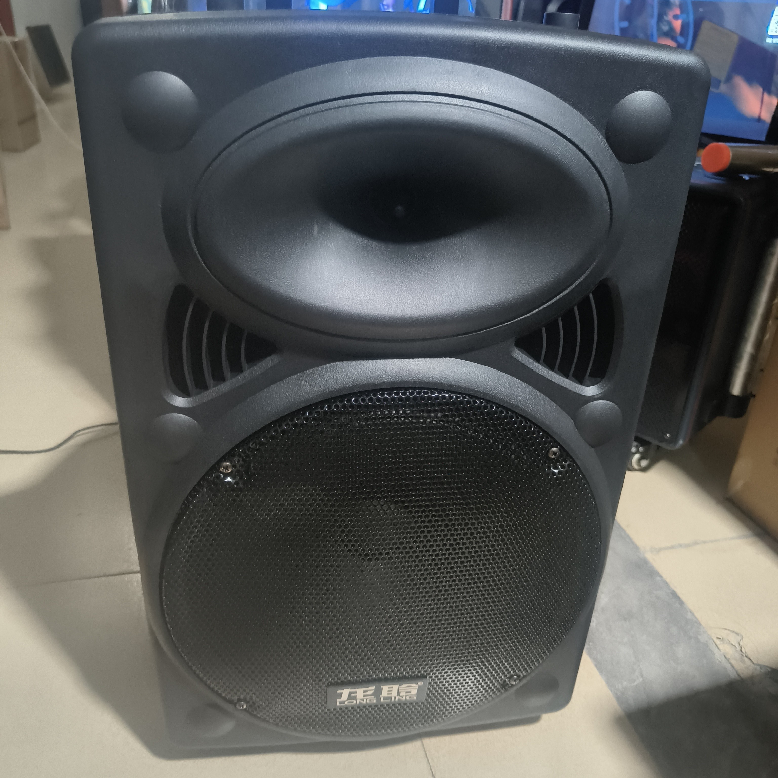 9新  12寸拉杆音响双话筒，不售后