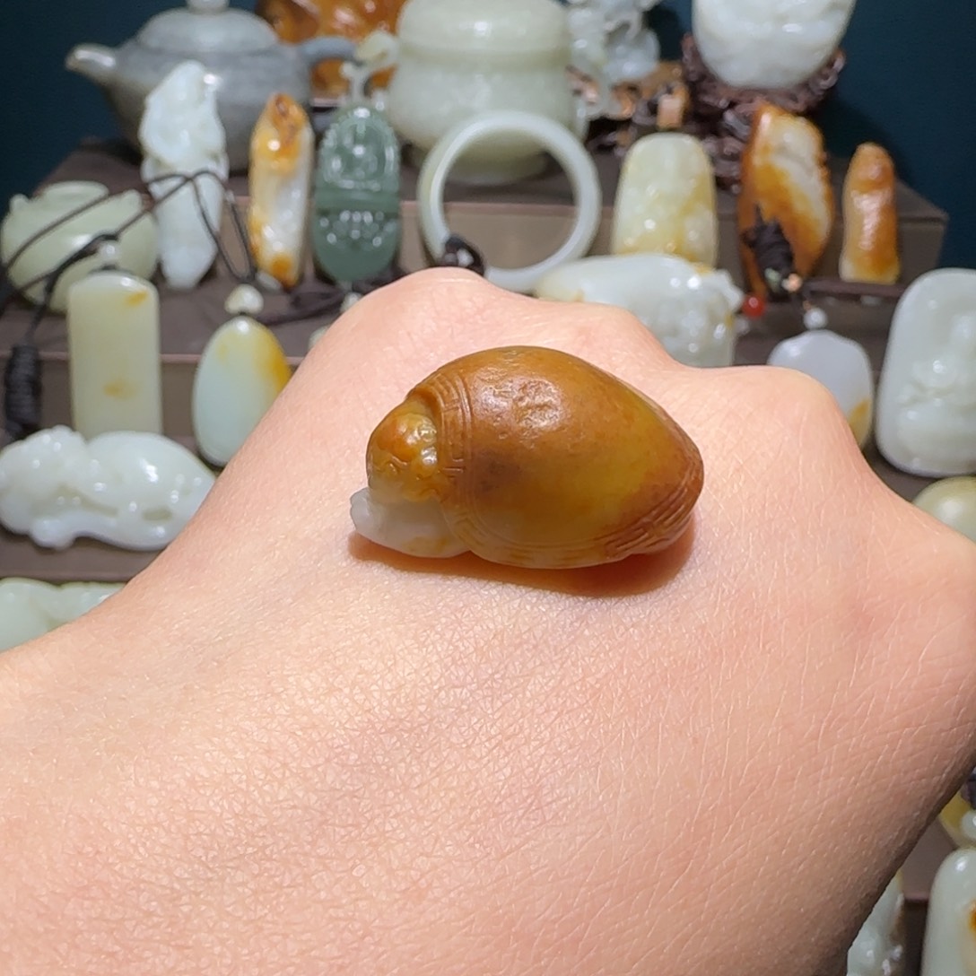 雾***树和田玉未镶嵌颈饰