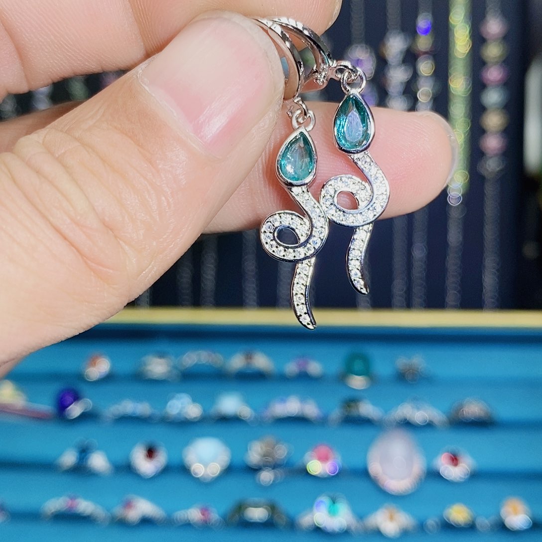 紫晶珠宝半成品银S925镶嵌