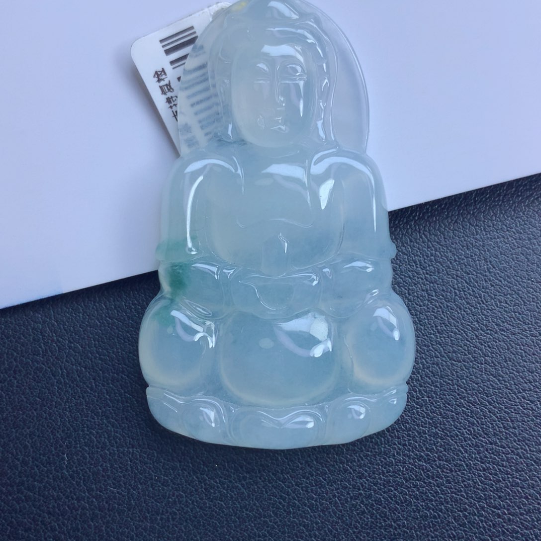 翡翠颈饰未镶嵌观音