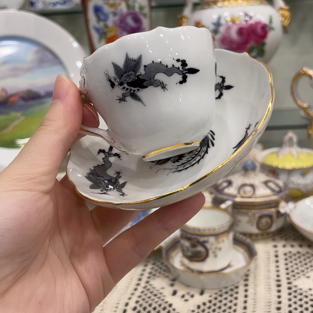 摆件中古二等摩卡杯