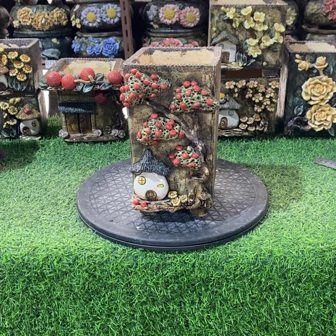 红陶青藤花器多肉花盆