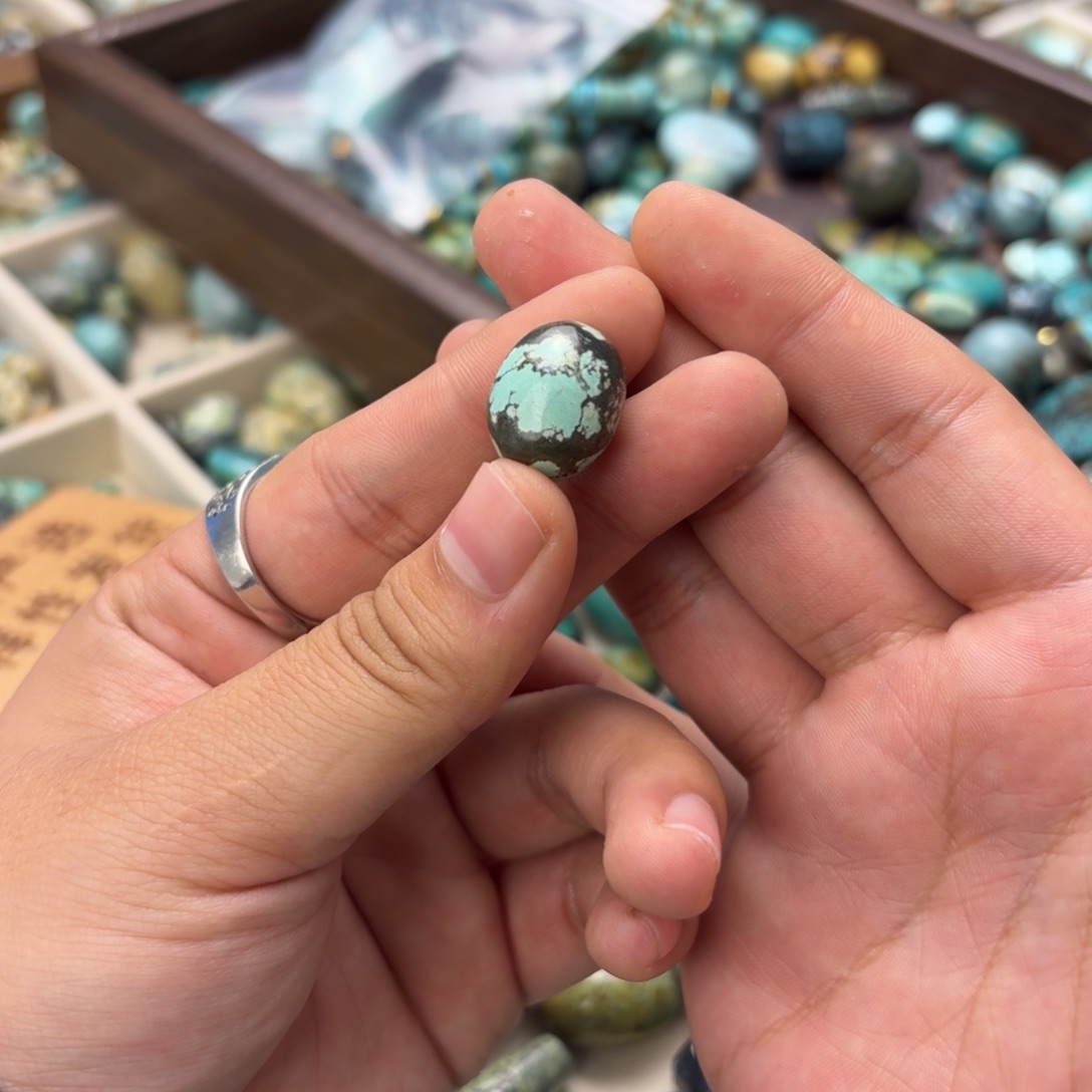 我***）南红玛瑙未镶嵌绿松石