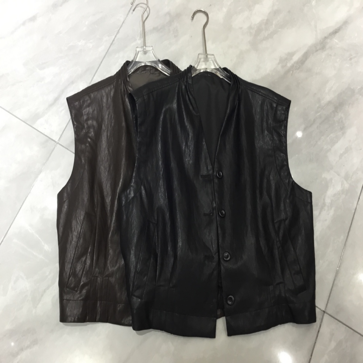 纯色V领秋季常规女百搭薄款马夹上衣立领