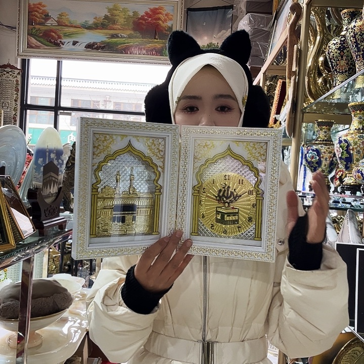 树脂摆件坐钟工艺