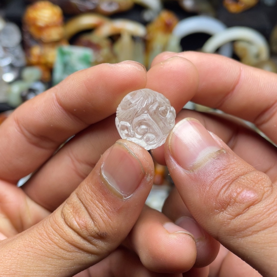 和田玉（糖玉）挂件未镶嵌