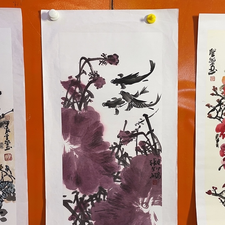 国画张圣敏先生纯手绘作品