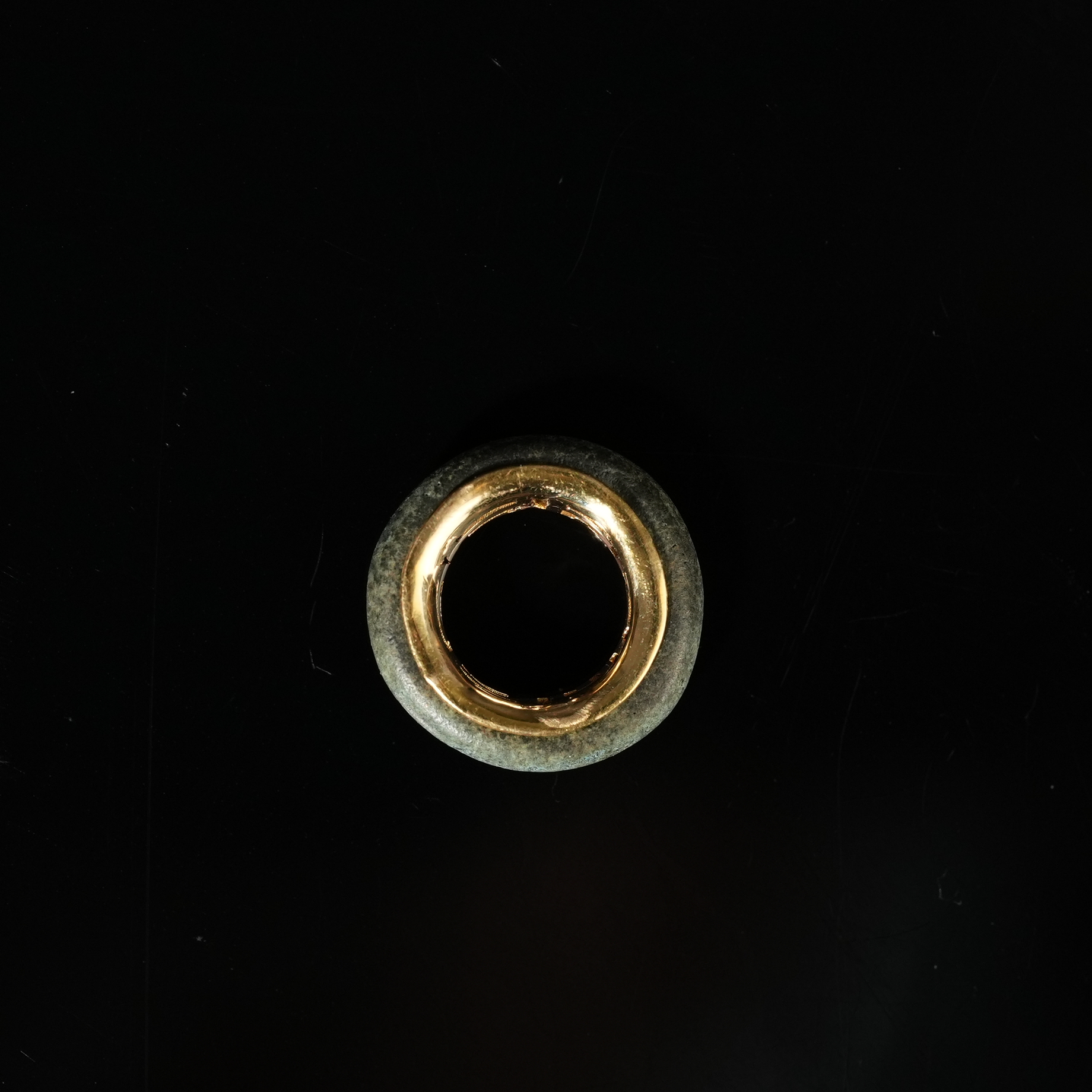 AAXXY250701004明早期天铁指环（18后镶嵌）