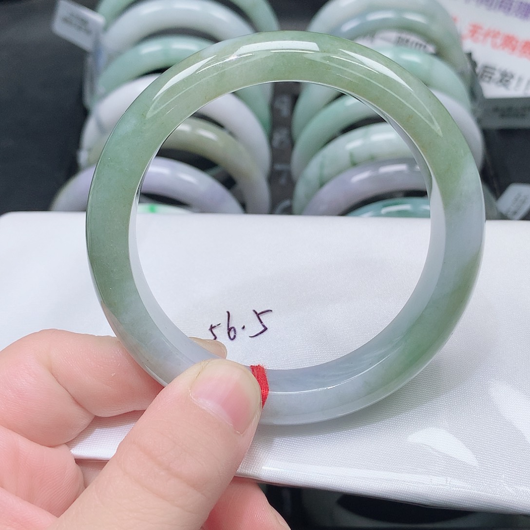 翡翠未镶嵌手镯527