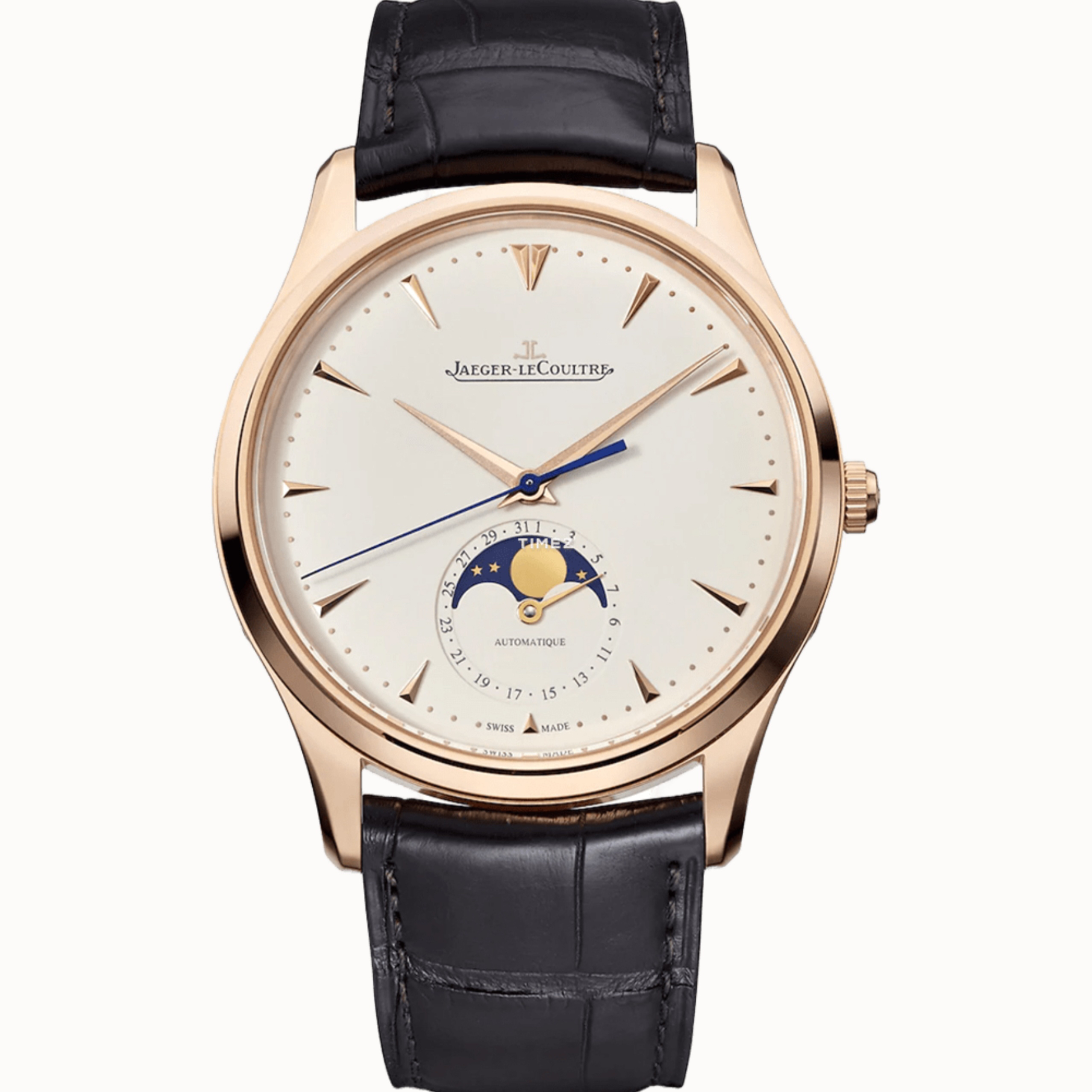 99新 Jaeger-LeCoultre/积家 大师1362520月相 全套19年