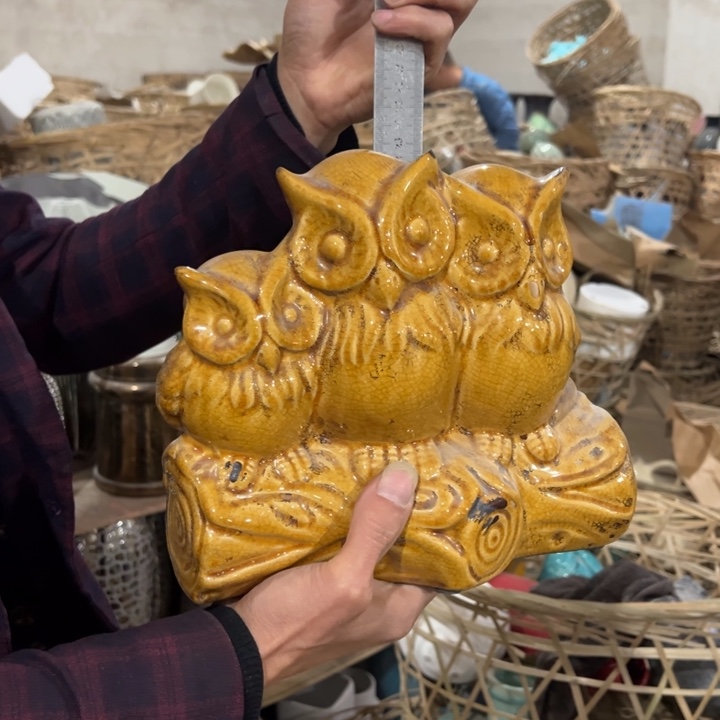 摆件高24宽28公分微瑕捡漏做旧款