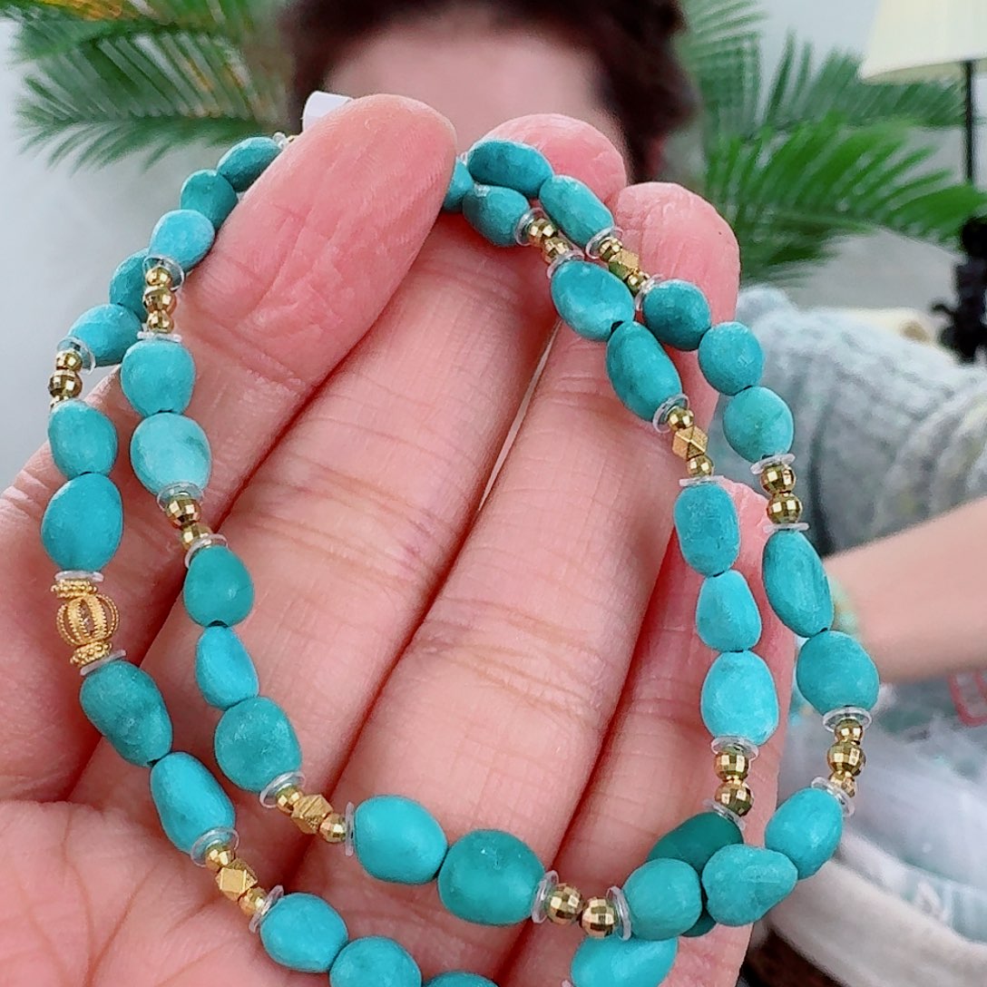 未镶嵌绿松石珠宝奇石