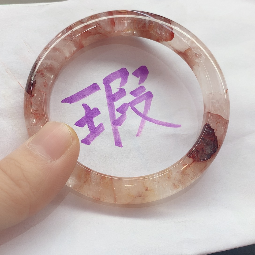 水晶手镯未镶嵌160（瑕疵5455