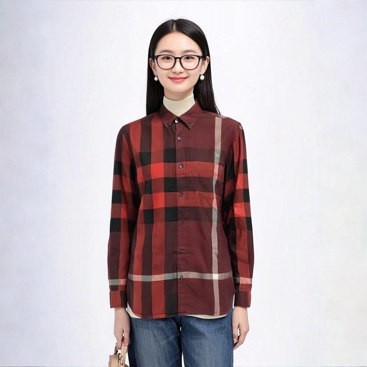 99新 BURBERRY/博柏利 双双臻选/zz00375/博柏利衬衫/XL
