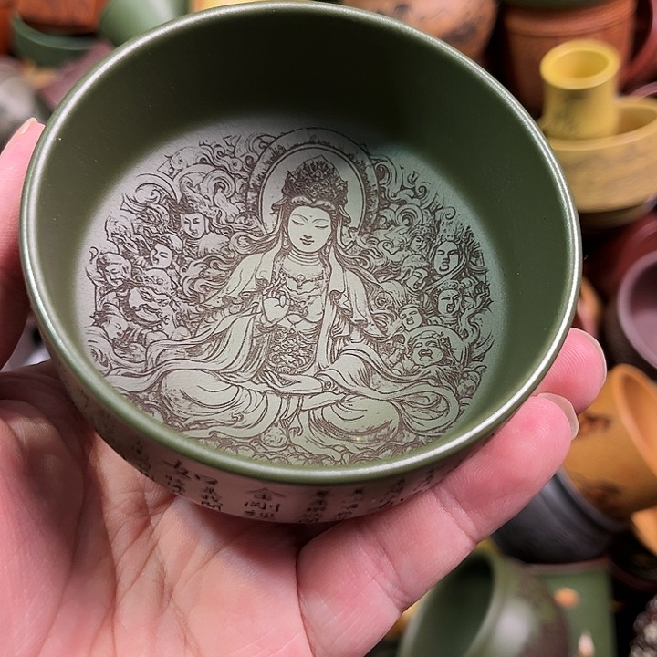 紫砂茶杯全手工紫砂主人杯