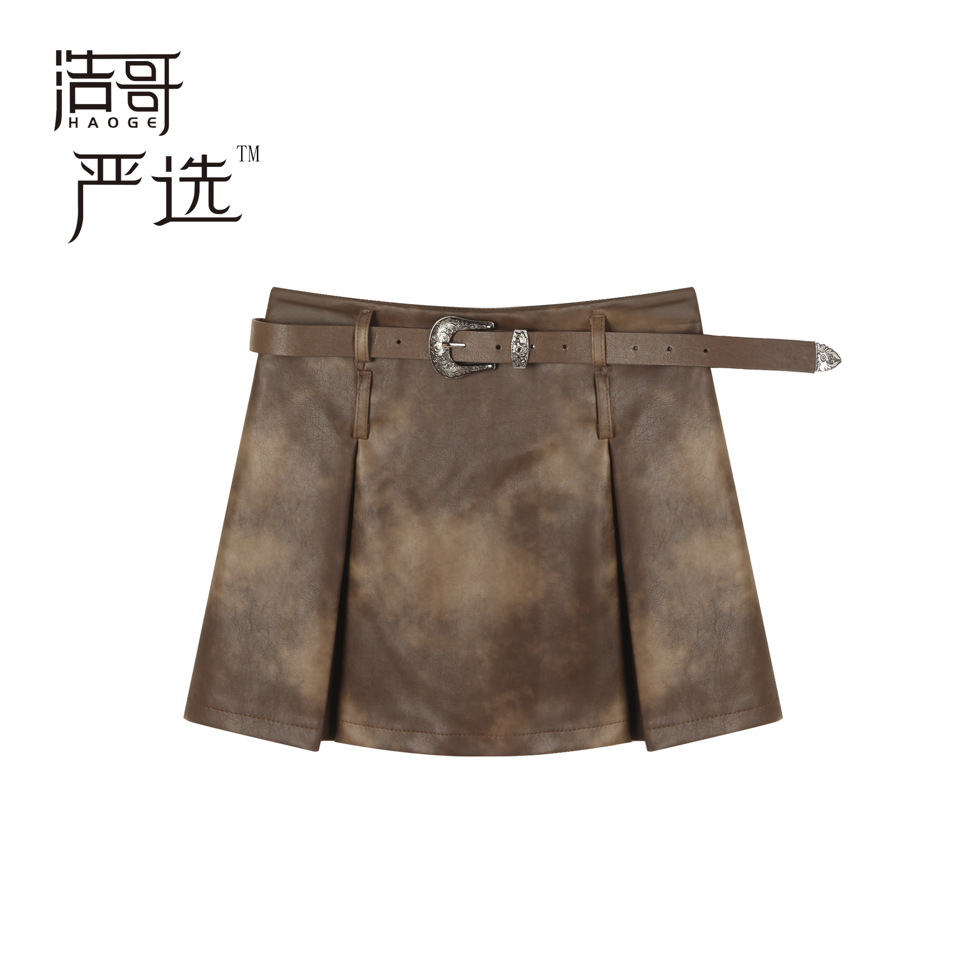 冰冰●2024新款时尚美式复古显瘦短款半身裙预X3BSQ1022A