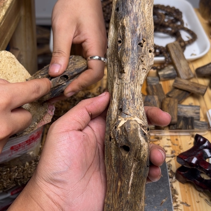 沉香碎屑沉香136克