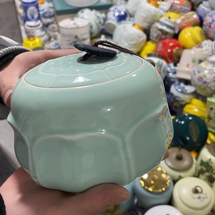 微瑕陶瓷茶叶罐密封罐