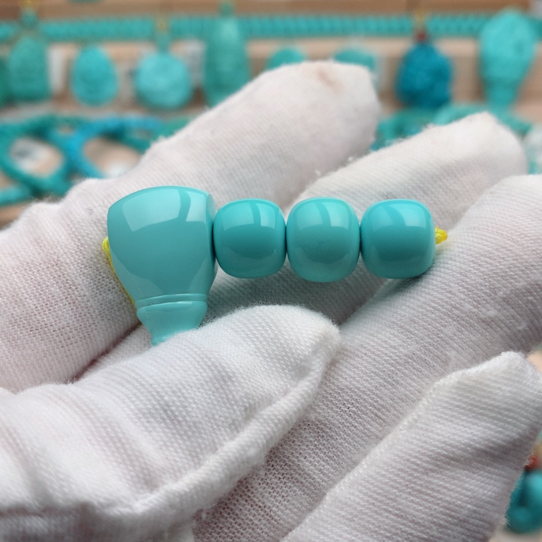 绿松石未镶嵌珠宝奇石9.5mm