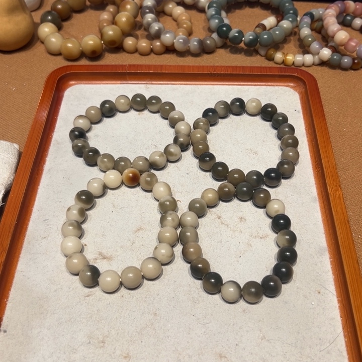 菩提根/象牙果吊坠微瑕圆珠12