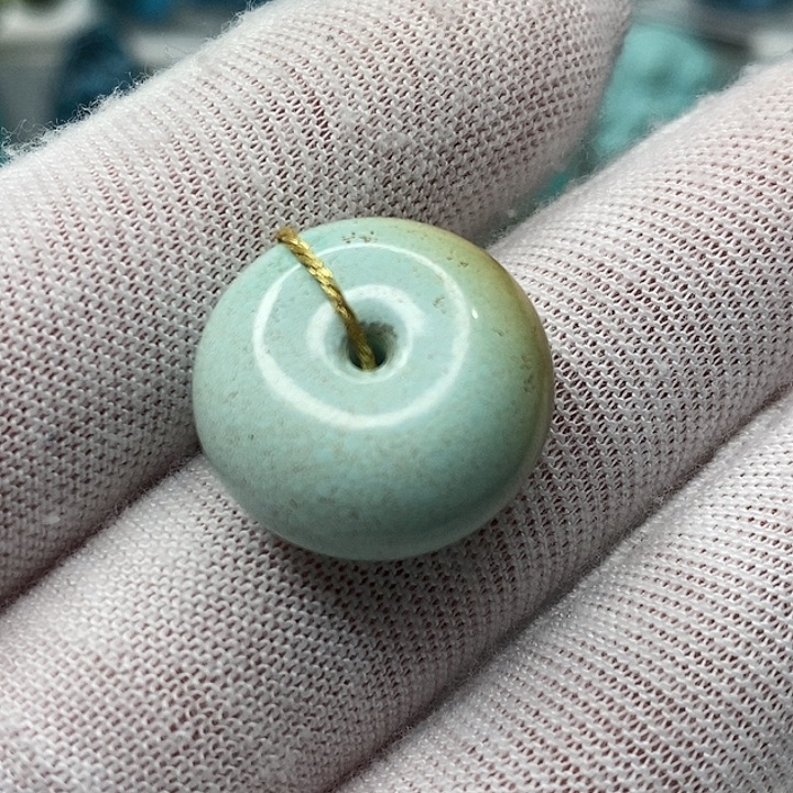 绿松石未镶嵌天然原矿 地大质检